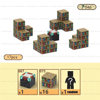 Magnetische Bausteine ​​Mine World Magnetwürfel-Set für Jungen und Mädchen, Kinder ab 3 Jahren, DIY-Modell, Kinder, STEM, sensorisches Spielzeug, Geschenk 