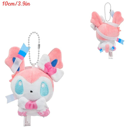 Eevee Umbreon Sylveon Espeon Vaporeon Plush Toys Sylveon Keychain Gengar Duskull Haunter Flareon Stuffed Peluche Doll Gifts Kids