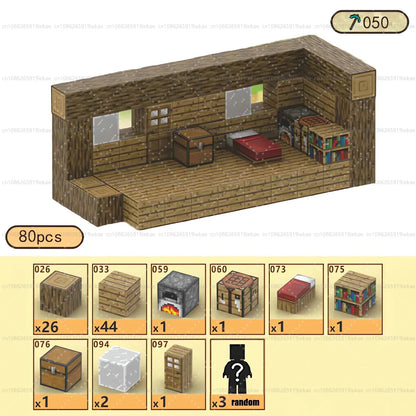 Magnetic Building Blocks Mine World Magnet Cube Set for Boy Girl Kid Age 3+ DIY Model Children Stem STEM Sensory Toy Gift