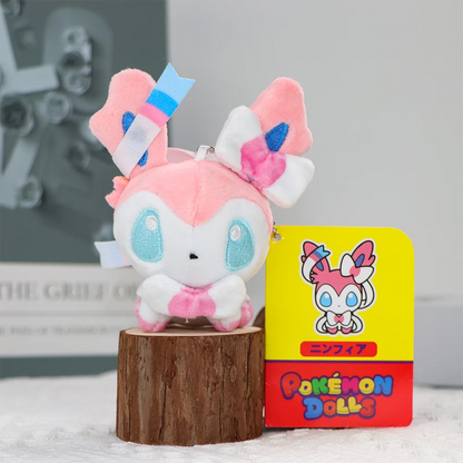 Eevee Umbreon Sylveon Espeon Vaporeon Plush Toys Sylveon Keychain Gengar Duskull Haunter Flareon Stuffed Peluche Doll Gifts Kids