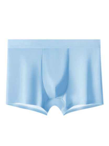 4Pcs Men's Underwear Ice Silk Breathable Soft Men's Pants Fashion Personality Sports Fitness Casual Men's Boxers Briefs