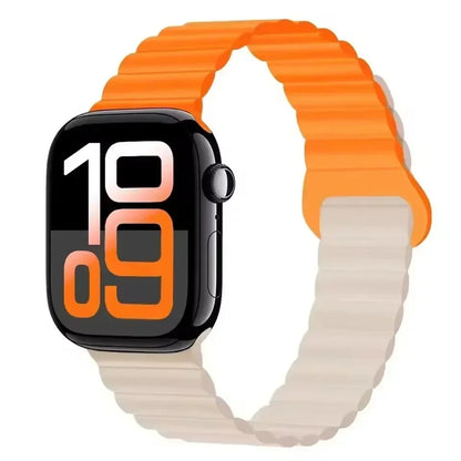 Magnetic Strap For Apple Watch Bands 46mm 42mm 49mm 45mm 44mm 41mm Silicone Sport Bracelet iWatch Series ultra 10 9 8 7 6 5 SE