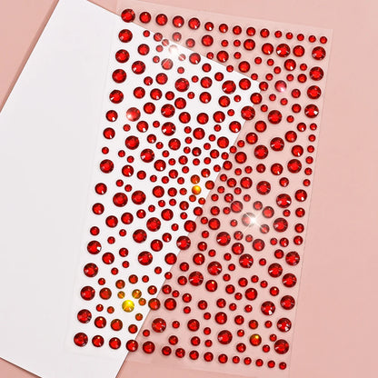 1Pcs 3D Colorful Face Jewels Tattoo Stickers 10Color Rhinestone Fake Tattoo Party Eyes Body Makeup Gem Self-adhesive DIY Sticker