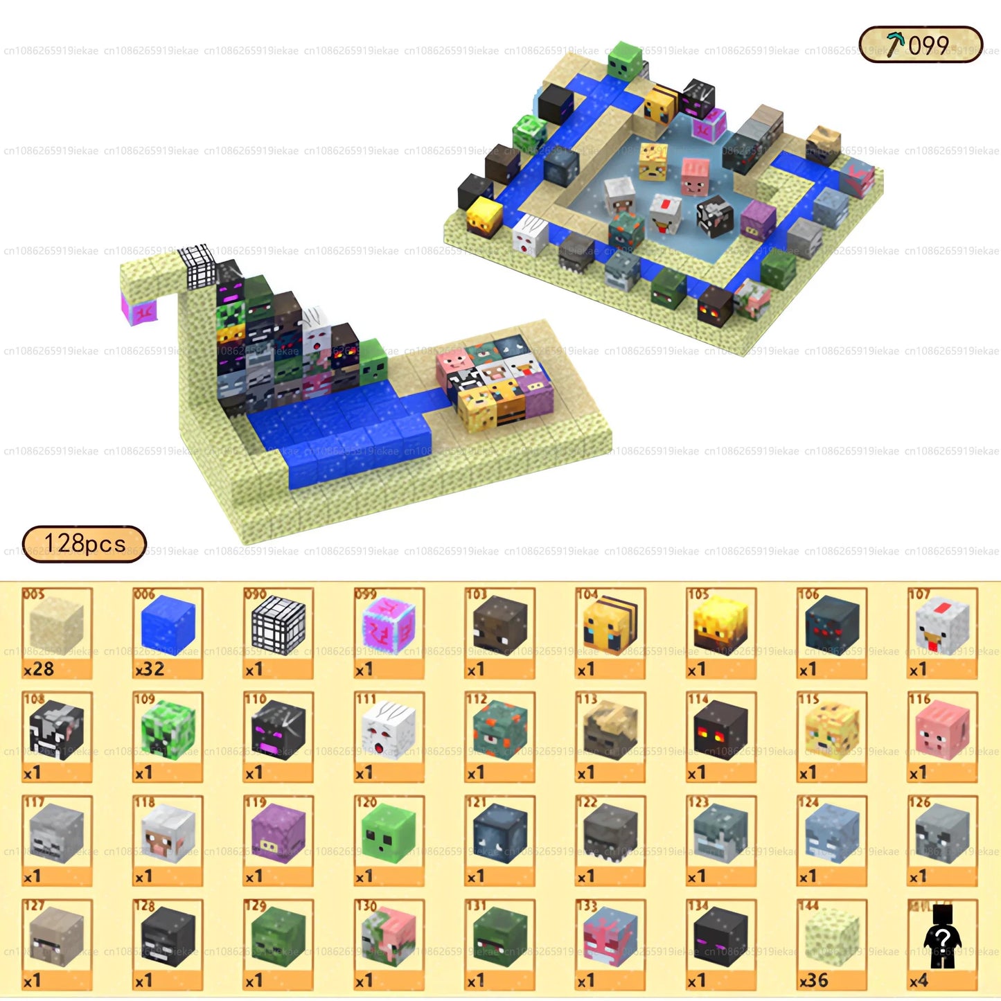 Magnetische Bausteine ​​Mine World Magnetwürfel-Set für Jungen und Mädchen, Kinder ab 3 Jahren, DIY-Modell, Kinder, STEM, sensorisches Spielzeug, Geschenk 