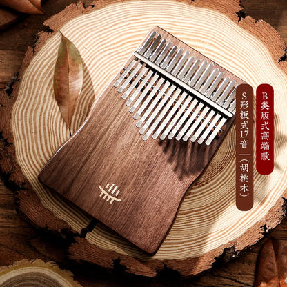 Hluru Professional Kalimba 17 Key Thumb Piano High-quality Kalimba 17 Key Finger Piano Beginners Portable Music Instrument