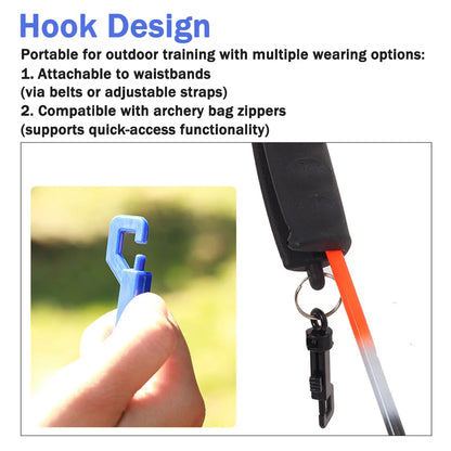 DEZITION Outdoor Rubber Arrow Puller Remover Rubber Gel Archery Shoot Bow With Keychain Tool Shooting Target Bow Accessories