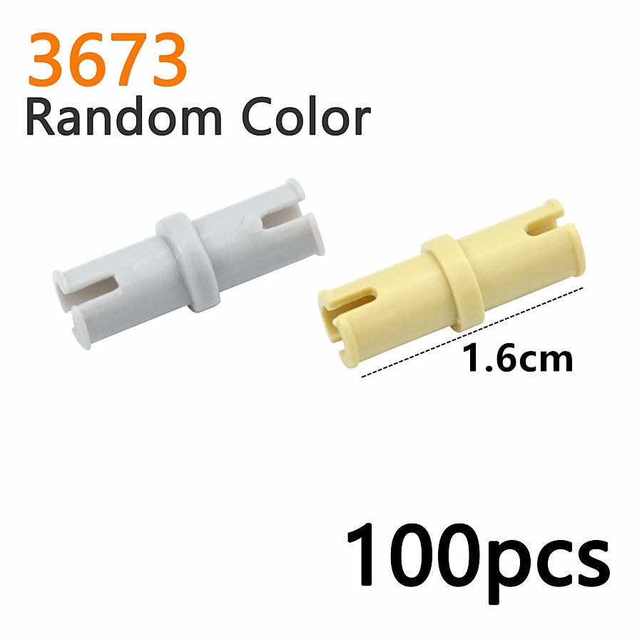 MOC Bolt Pin with Friction Peg Cross Axle Technical Building Blocks DIY Connector Bricks Compatible 2780 3673 77765 32556  32054