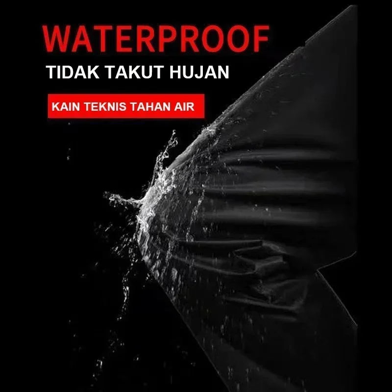 Reflective Split Rain Suit - Full Body Storm Protection for E-Bike/Motorcycle Delivery Riding