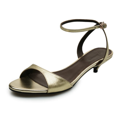 QUTAA 2025 Sexy Slingbacks Women High Heels Sandals Open Toe Pumps Shoes Party Genuine Leather Wedding Shoes Office Size 34-43