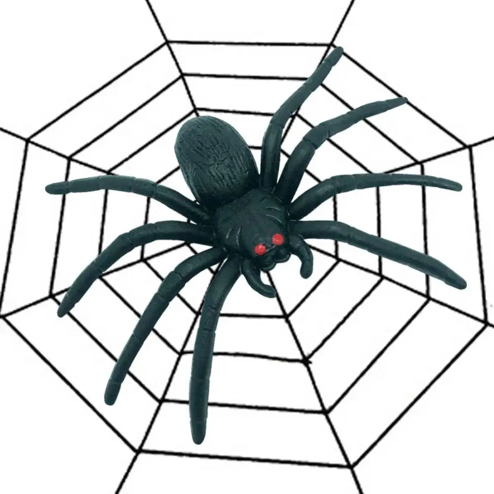 Colorful Plastic Prank Prop Scary Mischief Spider Scare Box in Case Random Color Funny Toy