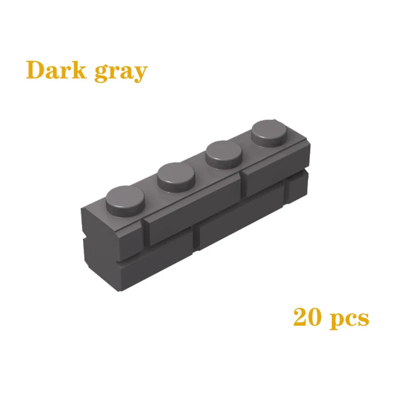 DIY Building Blocks Figures City MOC Thick Wall Bricks Educational Creative Toys for Children Size Compatible with All Brands