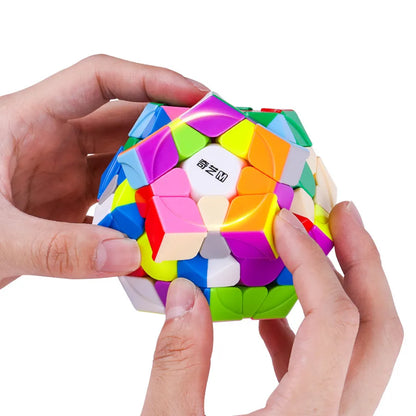 Qiyi QiHeng S2 Megaminx Magnetic 3x3 Megaminx Magnetic Magic Speed Cube Stickerless Professional  Cubo Magico Puzzle Toys