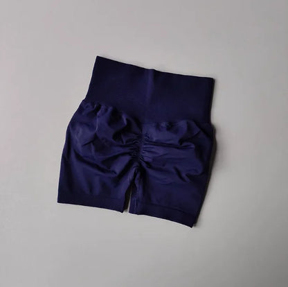 Peach Hip Lifting Sports Shorts Women High Waist and Waist Tightening Slimming Running Hip Speed Drying Three Point Tight Pants