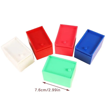 Colorful Plastic Prank Prop Scary Mischief Spider Scare Box in Case Random Color Funny Toy