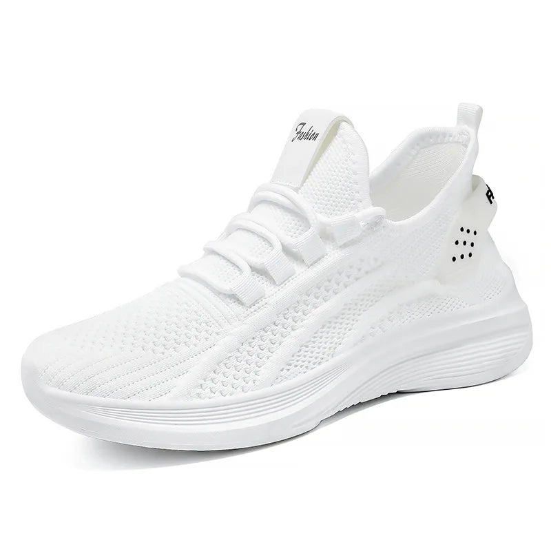 Women Casual Shoes 2025 Hot Sale Breathable Air Mesh Slip-on Female Sock Footwear Outdoor Women Sneakers Thick Bottom Platforms