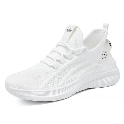 Women Casual Shoes 2025 Hot Sale Breathable Air Mesh Slip-on Female Sock Footwear Outdoor Women Sneakers Thick Bottom Platforms