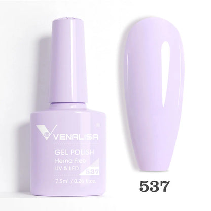 Venalisa HEMA TPO FREE Nail Gel Polish Glitter Gorgeous Full Coverage Soak Off UV LED French Nail Jelly Pink Nude Collection
