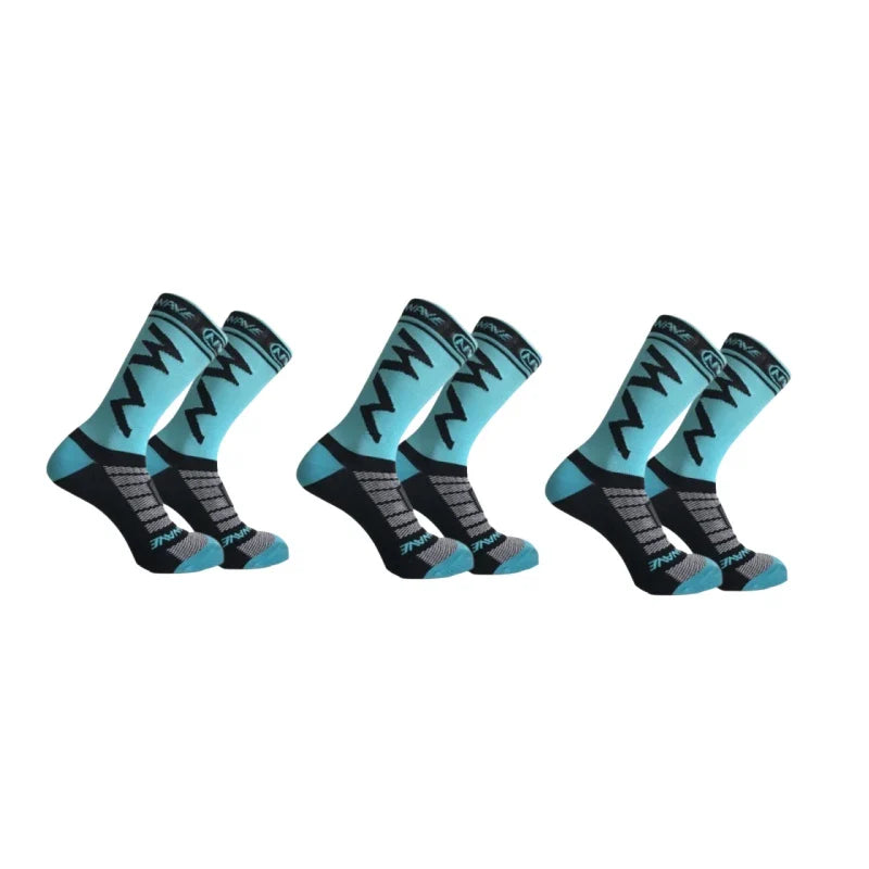 3 Pairs Of High-Quality Breathable Sports Socks Suitable For Running, Mountain Cycling, And Outdoor Sports