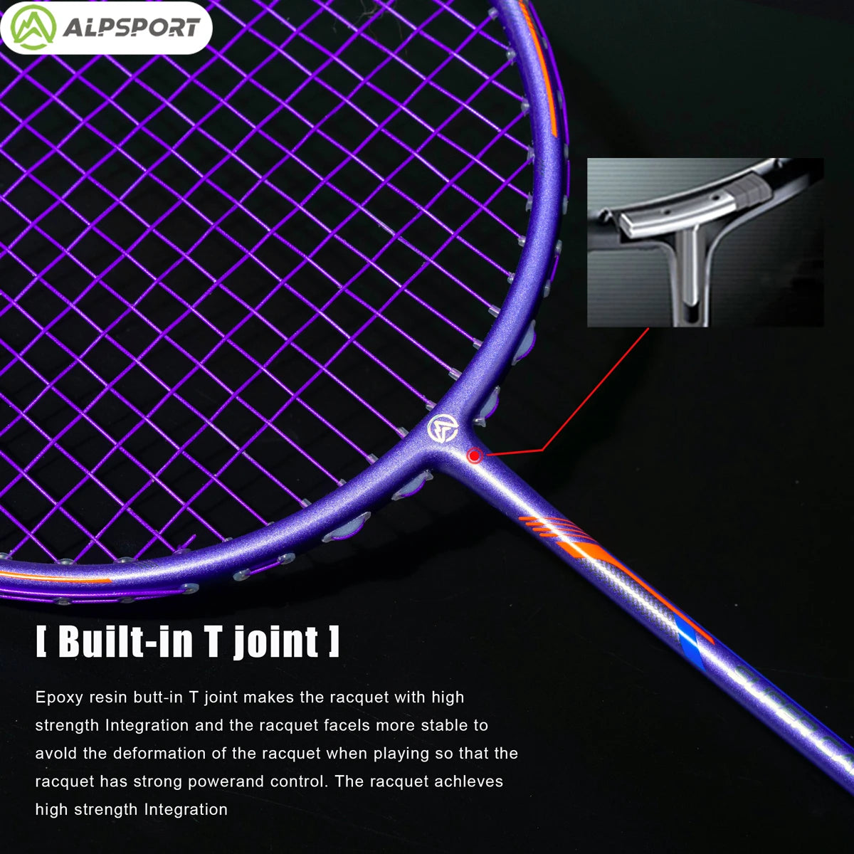 ALP GJ 10U Ultralight 52g T800 Bow And Arrow Badminton Racket Authentic Tensile Force 13kg Outdoor Sports Carbon Fiber Titanium