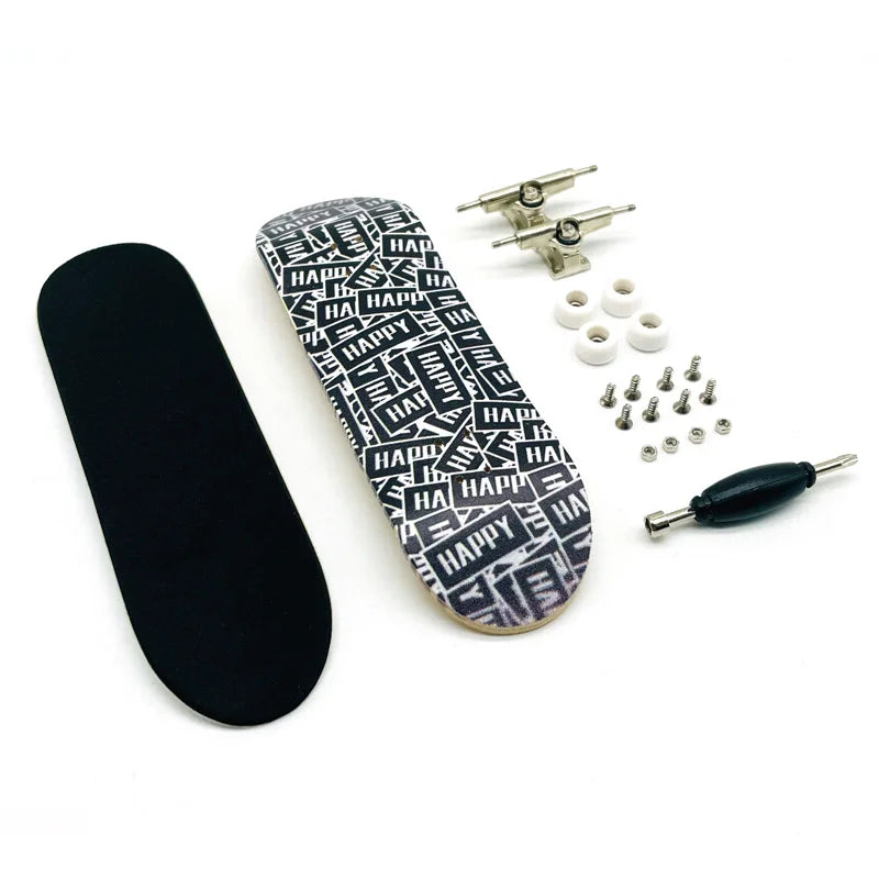 Creative Mini Finger Skateboard Fingerboard Colourful Skatepark Maple Double Rocker Sport Bearings and Palm Slide Board