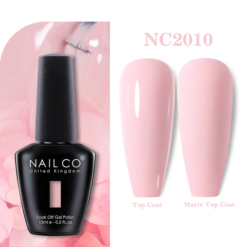 NAILCO 131Colors Vernis Semi Permanent UV Varnish Gel Nail Polish Nails Art Gel Manicure TOP BASE Varnish Hybrid