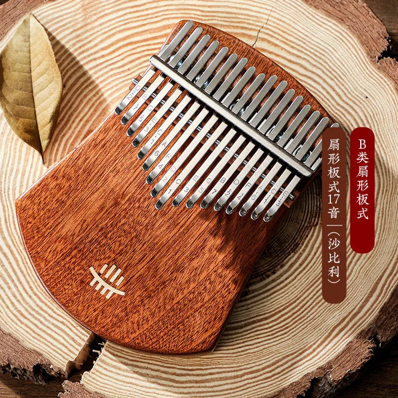 Hluru Professional Kalimba 17 Key Thumb Piano High-quality Kalimba 17 Key Finger Piano Beginners Portable Music Instrument