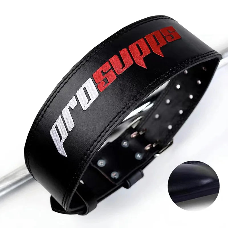 Weight Lifting Leather Belt Body Fitness Gym Back Support Power Lifting Belt Lumbar Protector For Squats Deadlift BodyBuilding