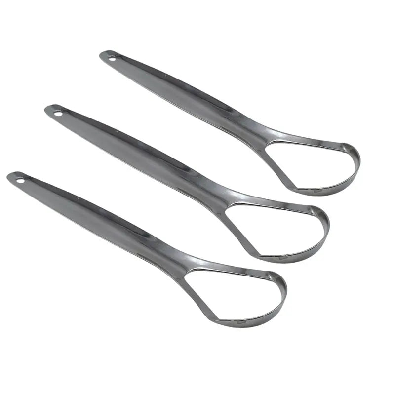 Clean Tongue Scraper Stainless Steel Tongue Remover Tongue Coating Halitosis Oral Care Scraping Brush Tongue Oral Cleaner Tools