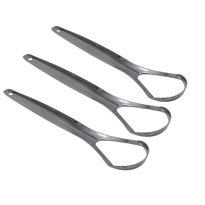 Clean Tongue Scraper Stainless Steel Tongue Remover Tongue Coating Halitosis Oral Care Scraping Brush Tongue Oral Cleaner Tools