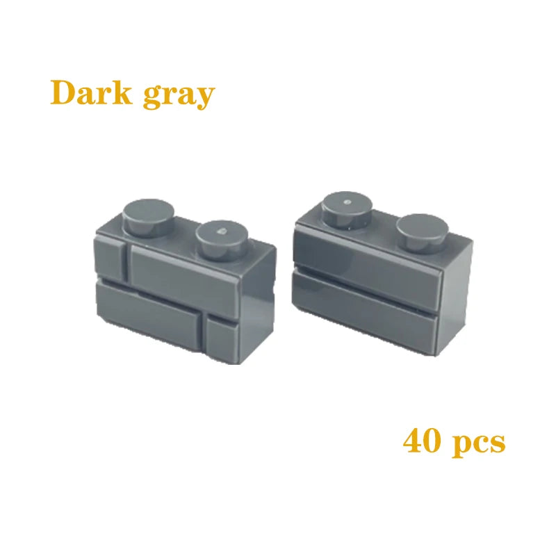 DIY Building Blocks Figures City MOC Thick Wall Bricks Educational Creative Toys for Children Size Compatible with All Brands