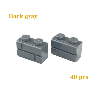 DIY Building Blocks Figures City MOC Thick Wall Bricks Educational Creative Toys for Children Size Compatible with All Brands