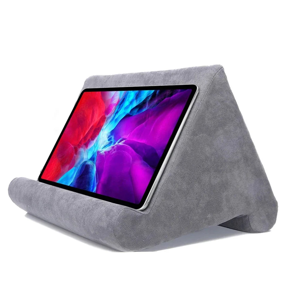 Schwammkissen-Tablet-Halter für iPad Samsung Huawei Xiaomi Tablet-Halter Handy-Stützkissen Mehrwinkel-Leseständer 