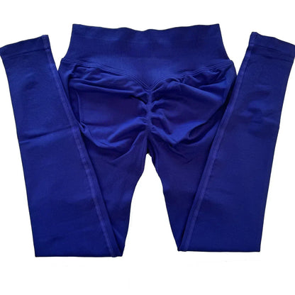 No Logo Scrunch Bum Gym Legging for Women Low Waistband Seamless Yoga Legging Workout Yoga Pants Push Up Sports Tights