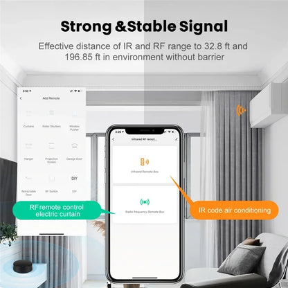 IR Remote Control WiFi Tuya Smart RF Smart Home Infrared Controller for Air Conditioner ALL TV LG TV Support Alexa Google Home