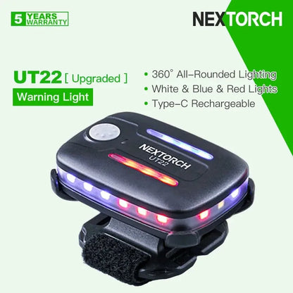 Novelties Red Blue Led Police Lights Led Shoulder Light Upgraded Ut22 Comes With More Accessories 360¡ã All-Rounded Lighting
