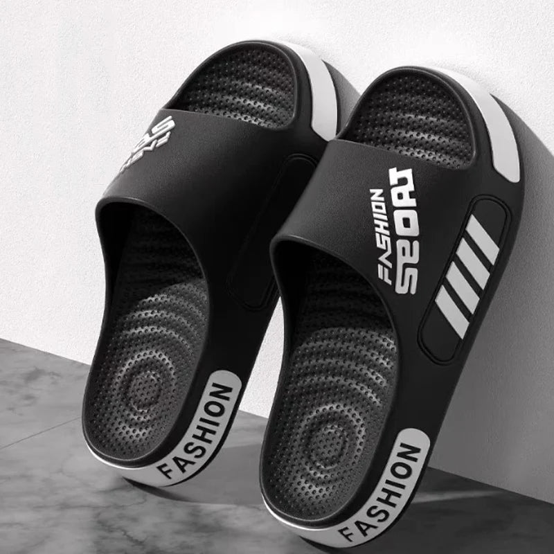 Men Women Outdoor Soft EVA Slippers Thick Bottom Couple Summer Home Sandal Anti-Slip Indoor Casual Bathroom Shower Flip Flops