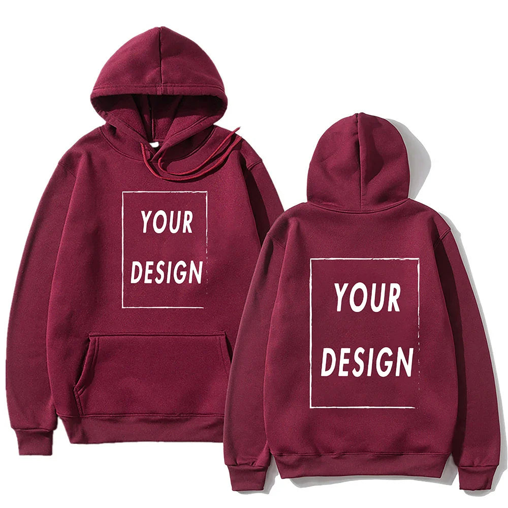 Your Own Design Brand Logo/Picture Personalized Custom Anywhere Men Women DIY Hoodies Sweatshirt Casual Hoody Fashion New