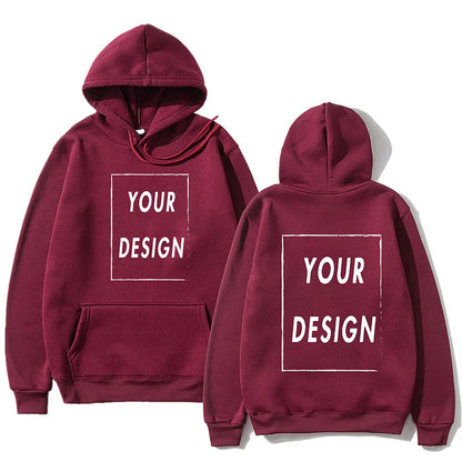 Your Own Design Brand Logo/Picture Personalized Custom Anywhere Men Women DIY Hoodies Sweatshirt Casual Hoody Fashion New
