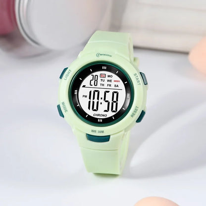 UTHAI CE49 Kids Watches Fashion Luminous Waterproof Alarm Clock Smart Watches Boys and Girls Student Electronic Watch Gift