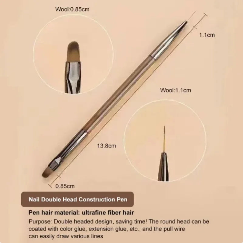 ¡¾Hot sales¡¿Gel nail brush Inner liner DIY Painting Pen Nail Art Acrylic Painting Brush nail Art design showing painting tools