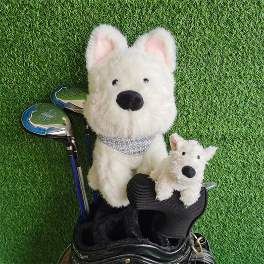 Highland Dog Golf Driver Headcover Fairway Wood Blade Putter Head Cover Drop Shipping