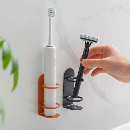 Multi functional toothbrush holder made of metal material, no drilling wall mounted, suitable for home, bathroom, toiletries, to