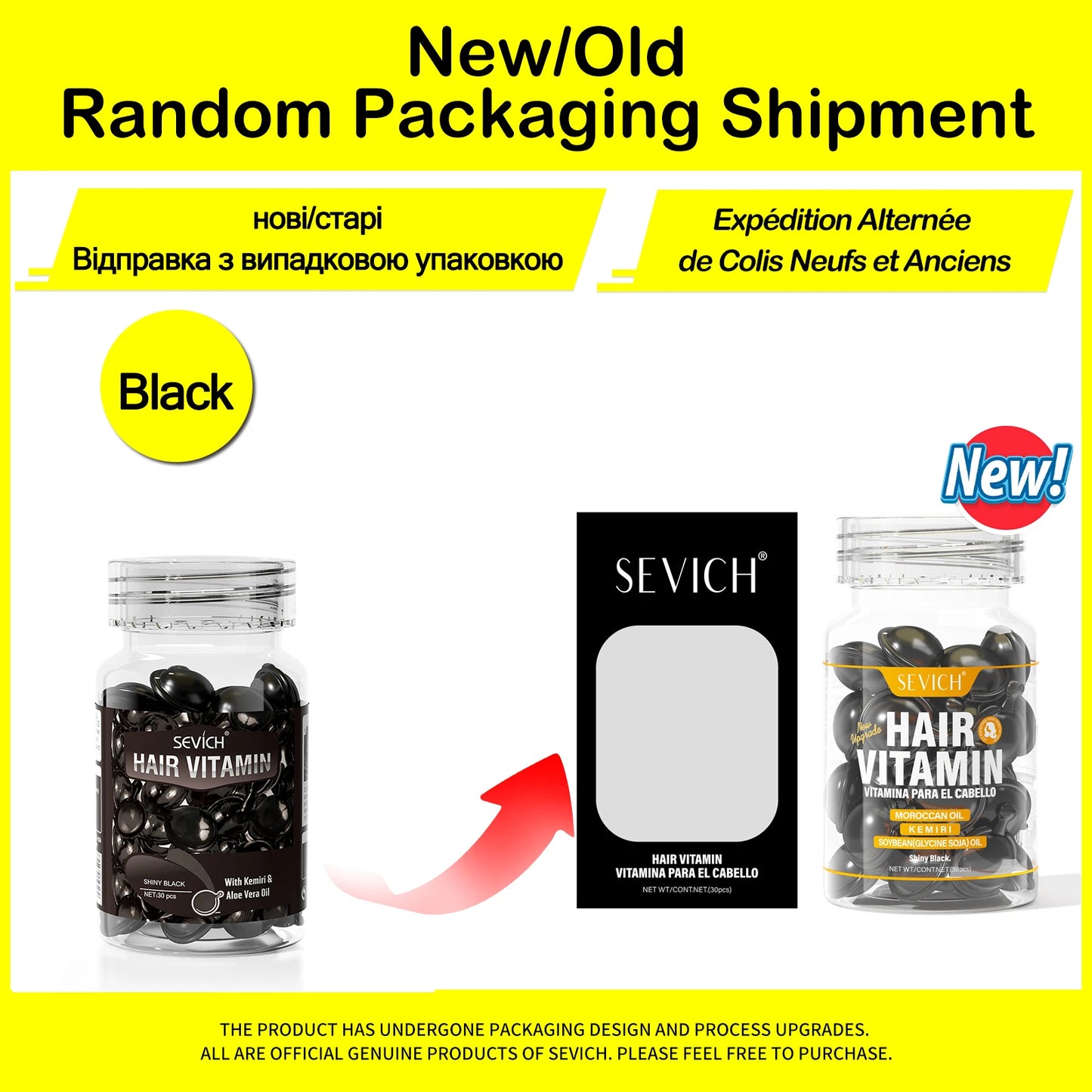 Sevich Mix Hair Vitamin Capsule Hair Treatment Oil Repair Damaged Smooth Hair Care Serum Nourishing Keratin Complex Oil