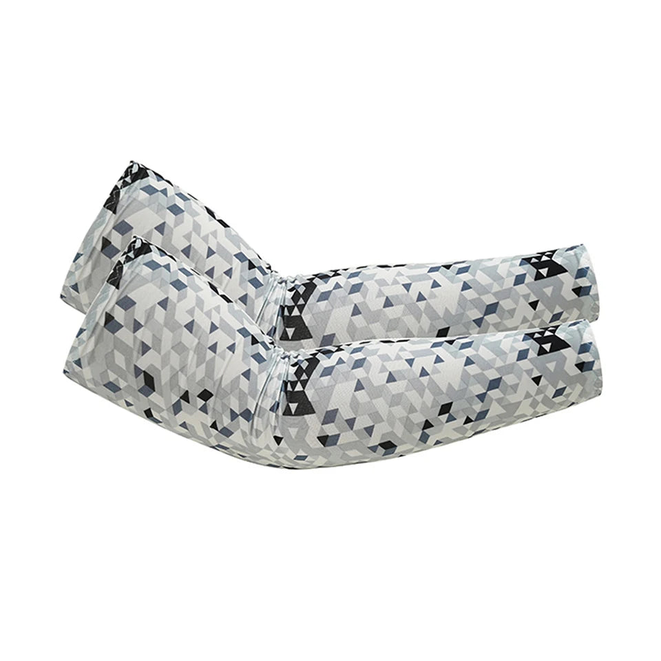 GTUBIKE 2Pcs Unisex Cooling Arm Sleeves Cover Sports Running UV Sun Protection Outdoor Fishing Cycling Sleeves for Hide Tattoos