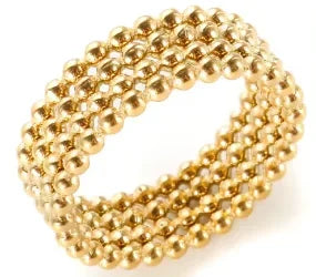 Shiny Crystal High End Non Tarnish Fashion Geometric Open Gold Plated Stainless Steel Rings for Women Wedding Ring Jewelry Gifts