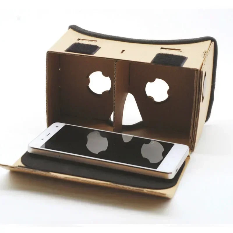 Portable Virtual Reality Glasses Google Cardboard Glasses 3D  Glasses 25mm lens VR   Movies for iPhone SmartPhones For Xiaomi