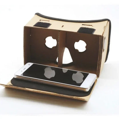 Portable Virtual Reality Glasses Google Cardboard Glasses 3D  Glasses 25mm lens VR   Movies for iPhone SmartPhones For Xiaomi