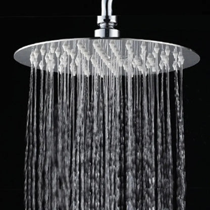 High Quality 10/8/6 Inch Stainless Steel Ultra-Thin Waterfall Shower Heads Rainfall Shower Head Rain Square Round