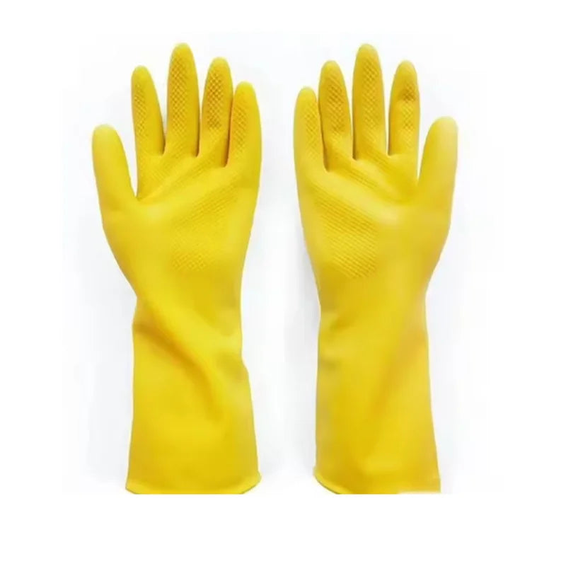 1/3/5/10PCS Rubber Gloves Washing Dishes Waterproof Thickened Beef Rubber Latex Labor Protection Wear Resistant Work Household