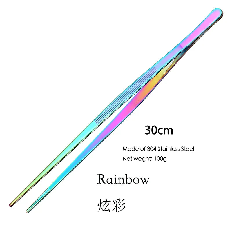 Stainless Steel Kitchen Seafood & bar Tweezer Food Tongs Tool Garnish Tongs Bar Accessories Copper/Gold Plated